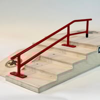 Image 1 of 5 Stair Flat Down Rail - Round
