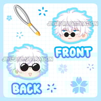 Gojo Eye Roll Phone Charm
