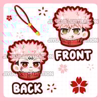 Itadori Scarred/Sukuna Phone Charm