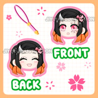 Nezuko Demon Phone Charm