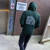 Image 2 of PLANK HOODIE (FOREST GREEN)