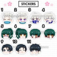 JJK Stickers - Set 2 – [RETIRING]