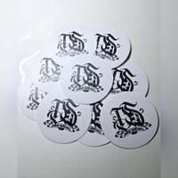 David Sanchez Artist Logo Sticker (White)