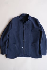 Image 3 of Chinwest wool Jacket - Navy with Red stripe  £530.00