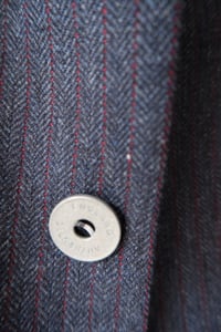 Image 2 of Chinwest wool Jacket - Navy with Red stripe  £530.00