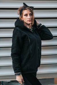 Image 2 of NISEKO JACKET | BLACK FLUFFY VERSION