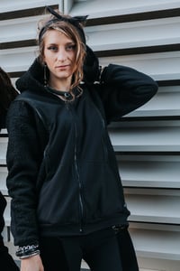 Image 3 of NISEKO JACKET | BLACK FLUFFY VERSION