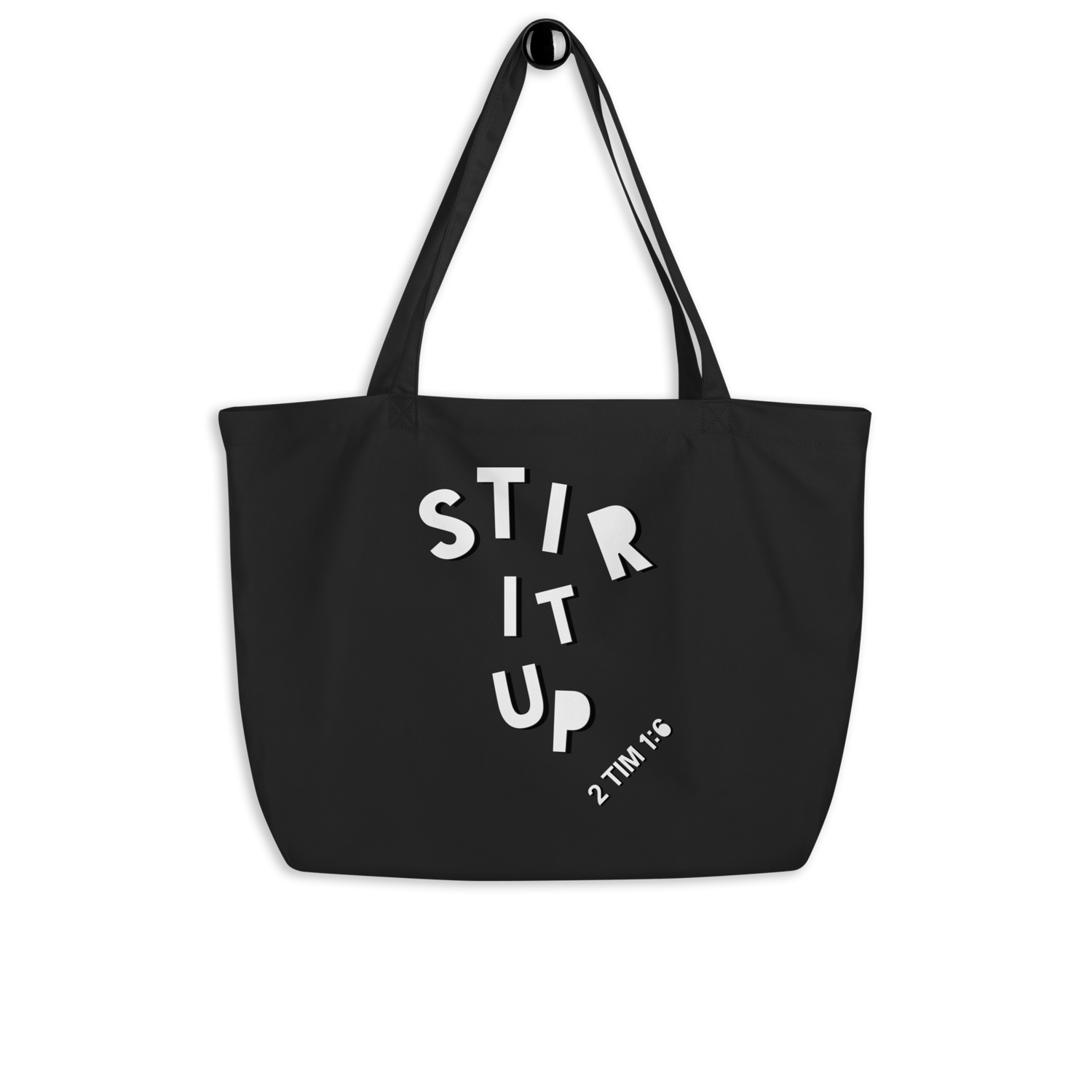 Image of Stir Up The Gift  Organic Cotton Tote - Black