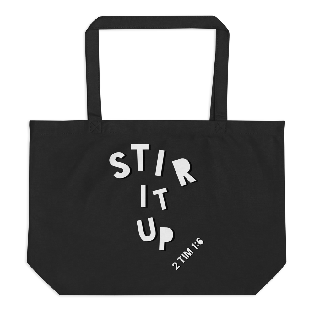 Image of Stir Up The Gift Organic Cotton Tote - Black