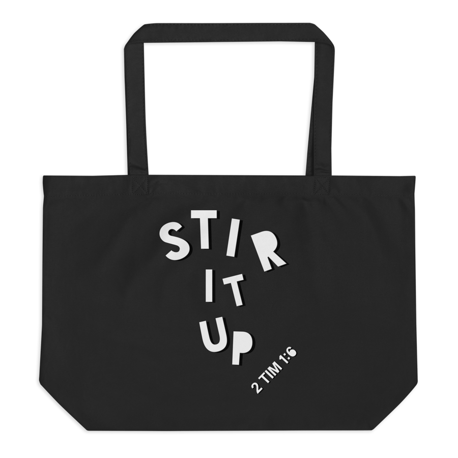 Image of Stir Up The Gift  Organic Cotton Tote - Black