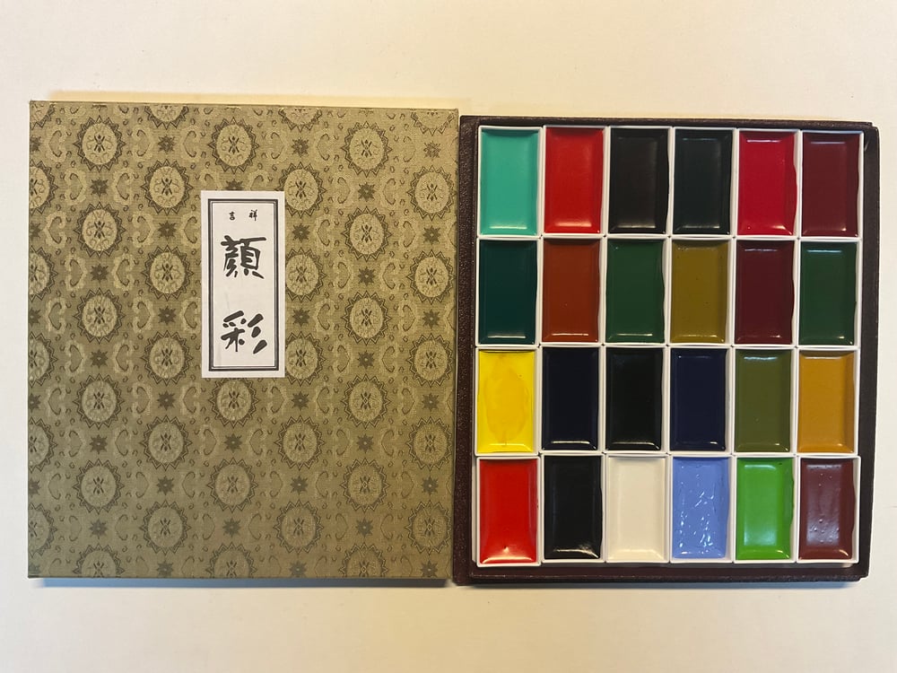 24 Set Original Japanese Pigment Color for painting 