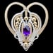 Image of Amethyst "Love Drop" Pendant