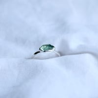 Image 3 of Moss Agate Stacker Ring