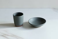 Image 4 of Espresso cup + saucer set, in Slate