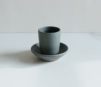 Image 2 of Espresso cup + saucer set, in Slate