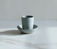 Image 2 of  Espresso cup + saucer set, in Catalina