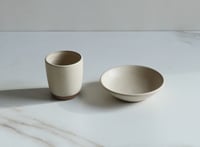 Image 5 of  Espresso cup + saucer set, in Sand