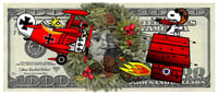 Image 1 of The Real Red Baron Christmas Print