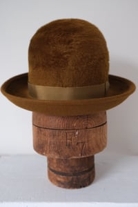 Image 2 of Melusive Bowler Hat Fur Felt - Dark Gold 