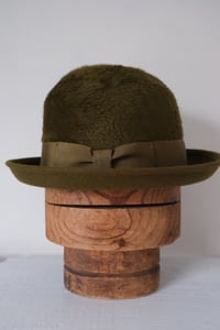 Image 2 of Melusive Bowler Hat Fur Felt - Dark Olive 