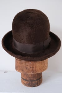 Image 2 of Melusive Bowler Hat Fur Felt - Bitter Chocolate 