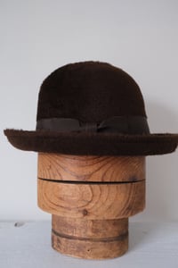 Image 3 of Melusive Bowler Hat Fur Felt - Bitter Chocolate 