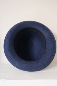 Image 3 of Chicken George Hat wool Felt - Blue 