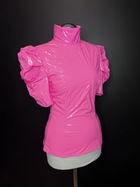 Image 2 of PVC Lolita Blouse Pink