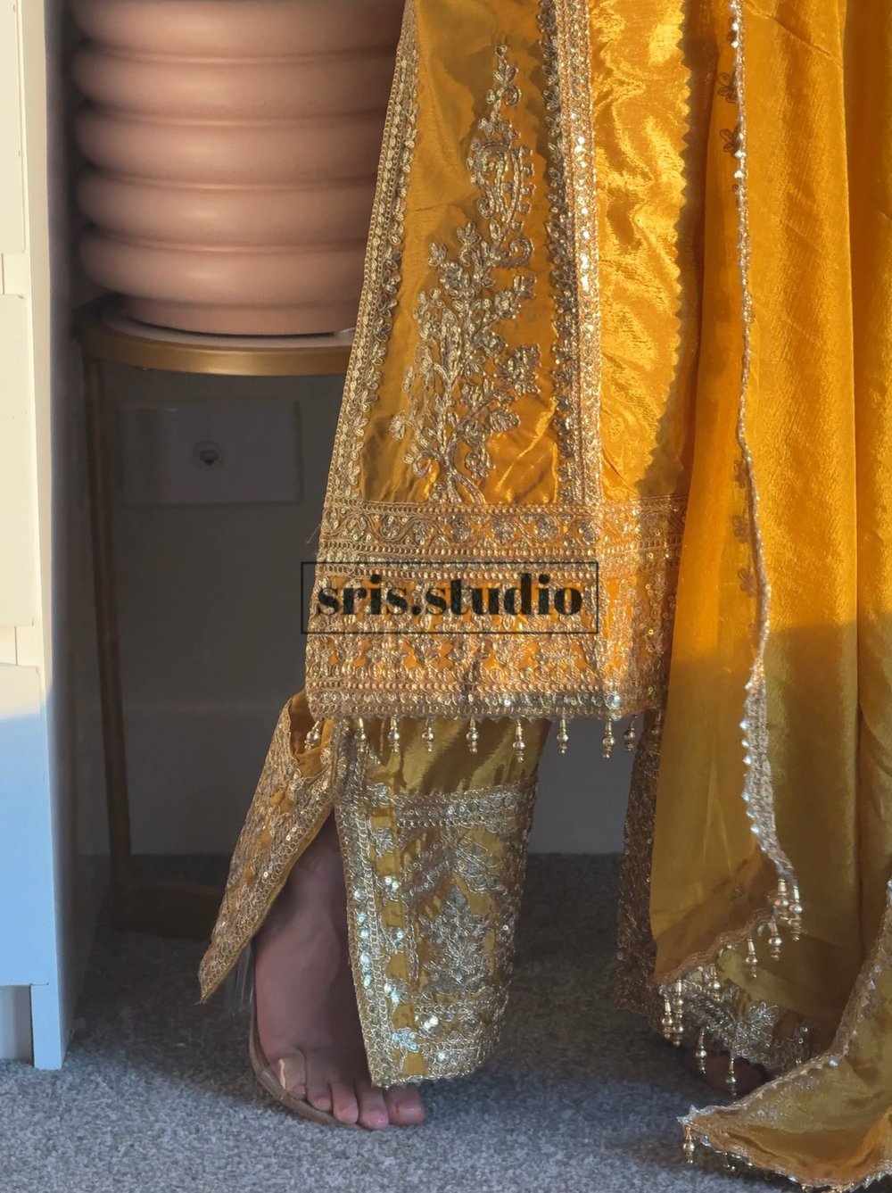 Image of Golden three piece set