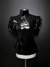 Image 1 of PVC Lolita Blouse Black