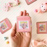 Image 1 of Holographic Pink Mew Cartridge Vinyl Sticker