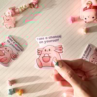 Image 3 of Ultra Glossy Kawaii Chansey Self Love Sticker