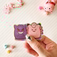 Image 4 of Holographic Pink Poke Squishmallows Version Vinyl Sticker