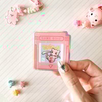 Image 5 of Holographic Pink Mew Cartridge Vinyl Sticker