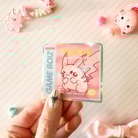 Image 5 of Holographic Pink Poke Pink Version Vinyl Sticker