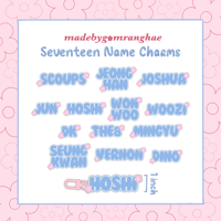 Image 3 of Seventeen Name Keychain 