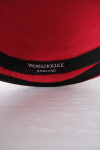 Image 4 of Skull Cap - Red/Black stripe 