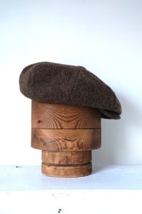 Image 3 of Theo Cap in Brown Donegal tweed £140.00