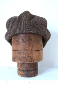 Image 4 of Theo Cap in Brown Donegal tweed £140.00