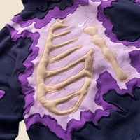 Image 4 of REWORKED NIKE CRACKY TRIPLE LAYER 3D SKELETON HOODIE SIZE L