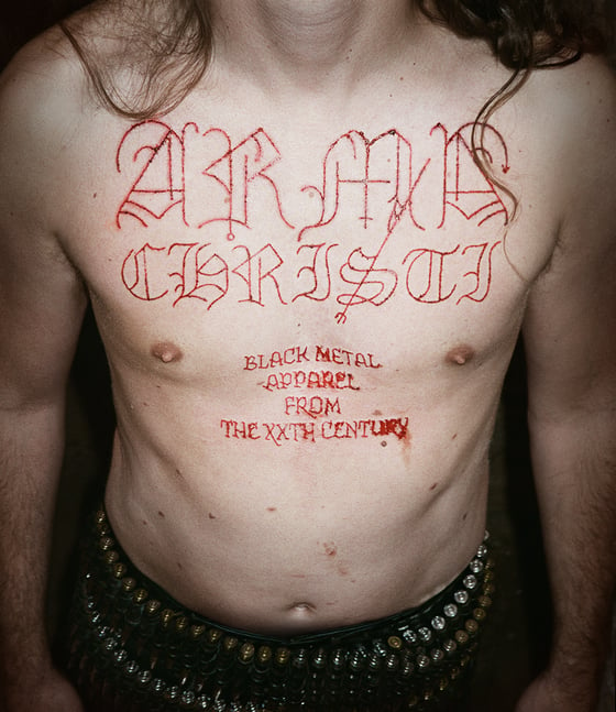 Image of ARMA CHRISTI - Black Metal Apparel from the xxth Century