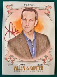 EXCLUSIVE - Signed Topps Baseball Card