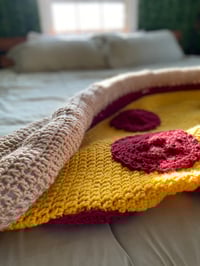 Image 3 of Crochet Pizza Blanket (Personal Pan)