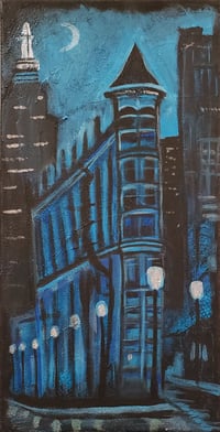 Image 1 of Flatiron Building At Night