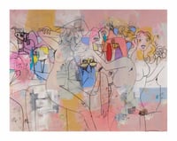 George Condo - Conversations, Fine Art Giclee Print, Poster