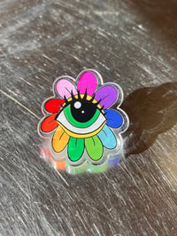 Image 1 of Acrylic Flower Pin 