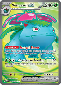 Venusaur ex - 182/165 - SV: Scarlet & Violet 151 - Near Mint