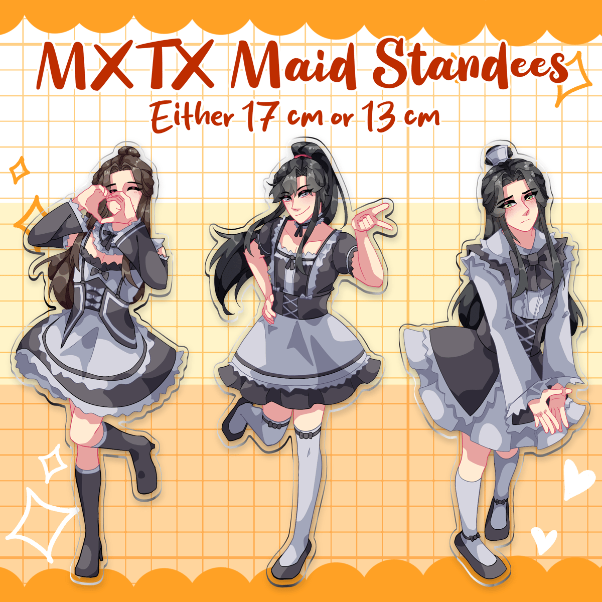 MXTX Maid Dress Standees | Yiling Gaytriarch