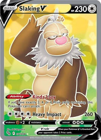 Slaking V (Full Art) - Pokemon GO - Near Mint