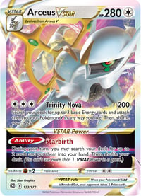 Arceus VSTAR - SWSH09: Brilliant Stars - Near Mint